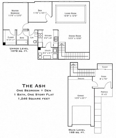 Floorplan - Cedar Pointe Townhomes