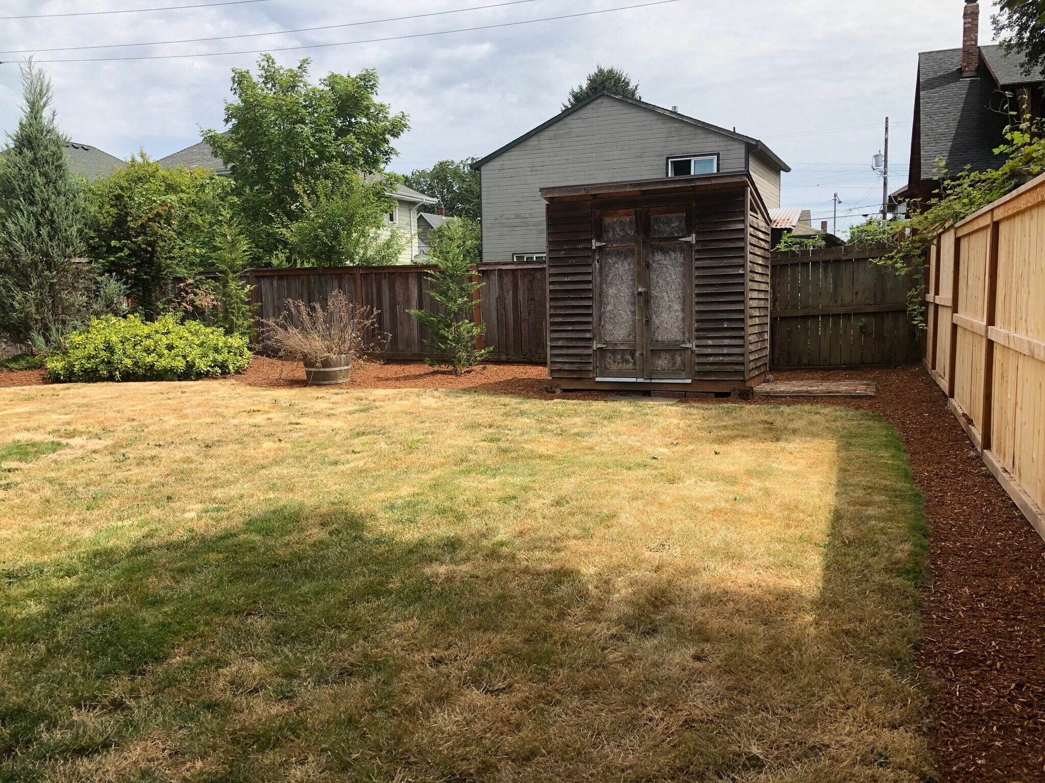 Storage shed/backyard - 4844 NE Rodney Ave.