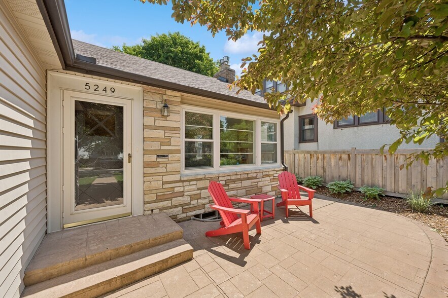 Front sitting (faces west) - 5249 Abbott Ave S