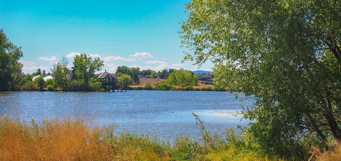Belmar Park has extensive walking paths surrounded by nature - 842 S Vance St