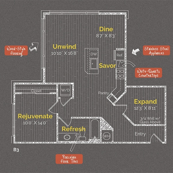 Floorplan - The Maxwell