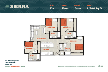 Floorplan - Sierra Student Apartments