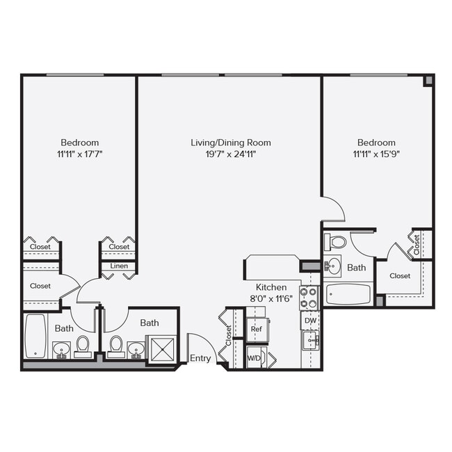 Floorplan - 10 West Apartments