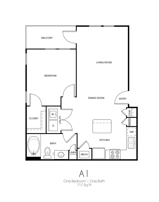 1.0 Beds - 1.0 Baths - The Standard on the Creek