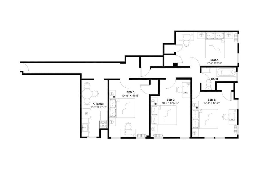 Building Photo - Room in Shared 4 bed/1 bath home