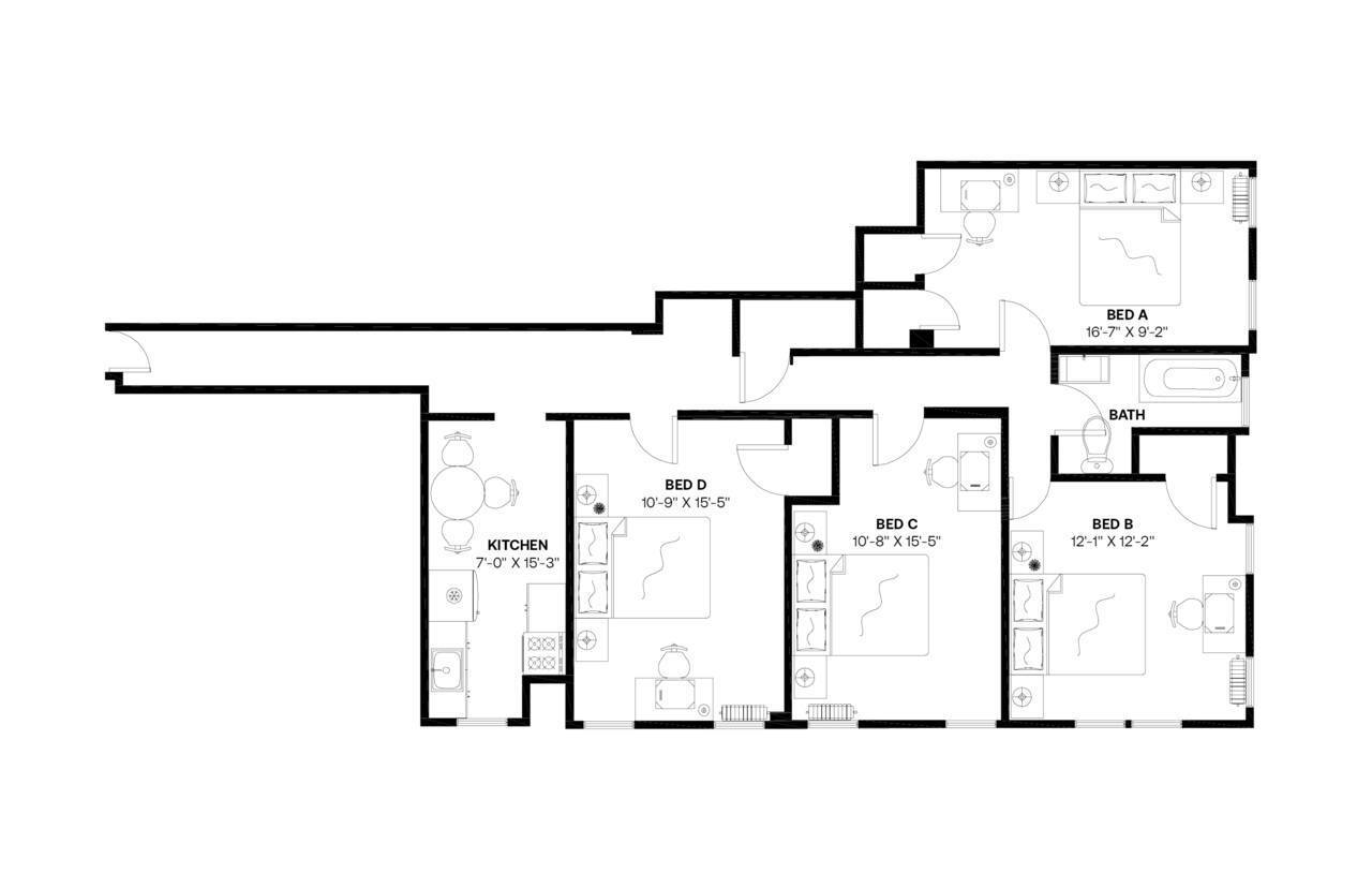 Building Photo - Room in Shared 4 bed/1 bath home