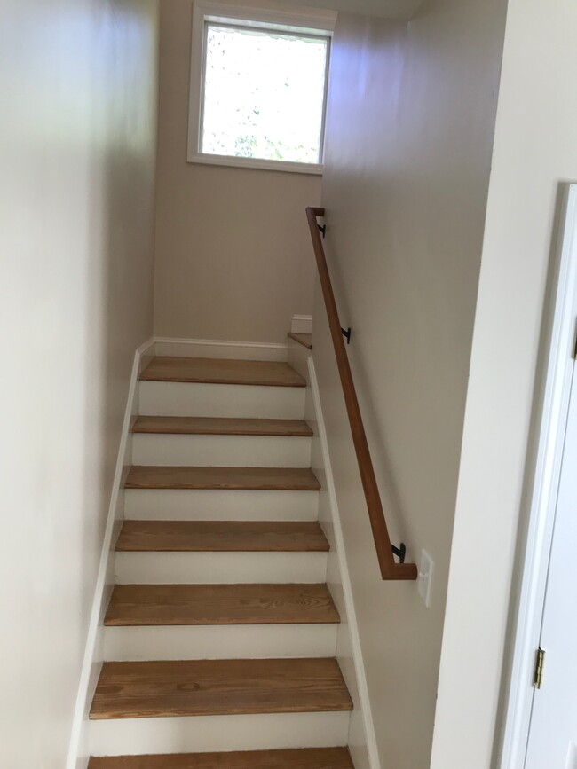 Stairs from entryway to the 2nd floor and bedrooms - 28 Munjoy St