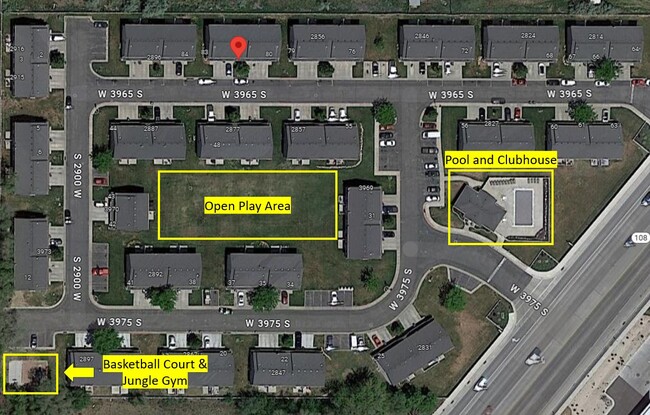 Area Map - 2876 W 3965 S