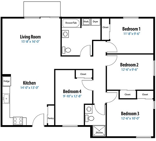 Floorplan - South Haven Apts