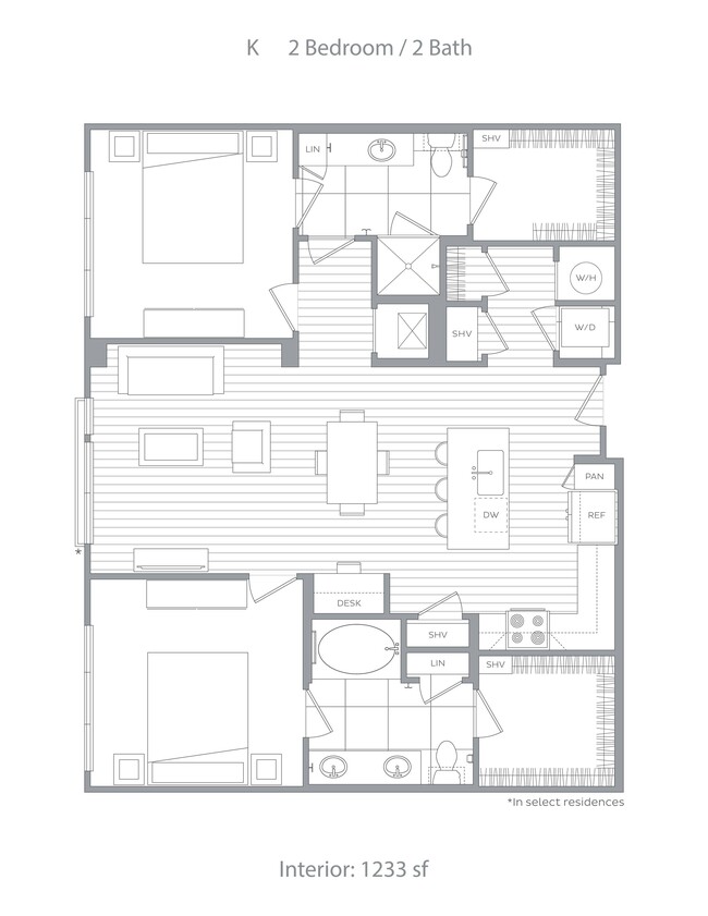 K 2 Bed / 2 Bath - Hanover Crossing Residences