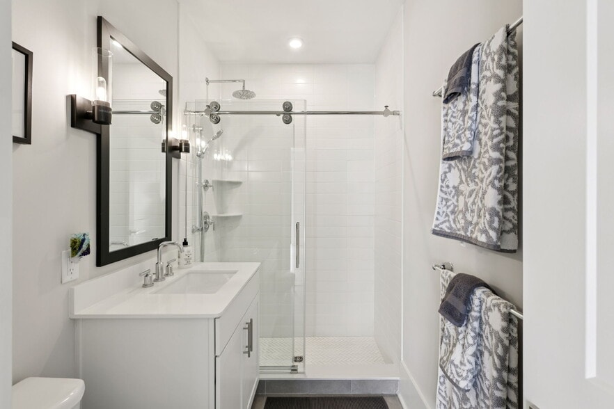 Primary En-Suite with Rain Head shower - 215 2nd Ave