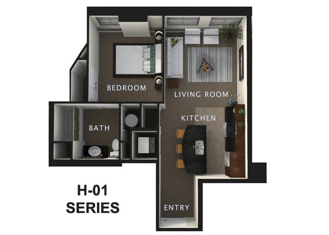 Floorplan - The Residences At Hanna