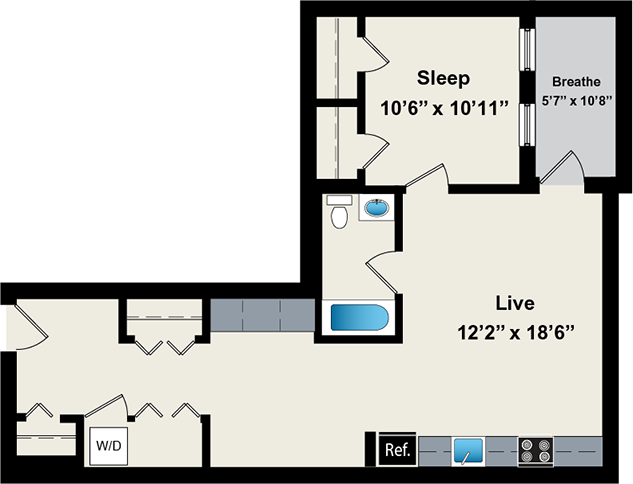 Floorplan - Reside on Jackson