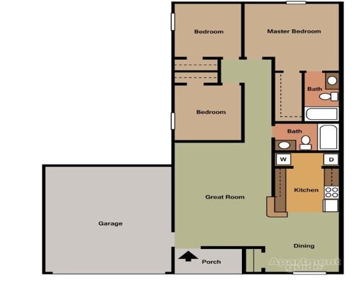 Floorplan - Lawson's Place Duplex Community