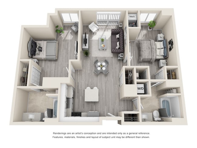 Floorplan - The Cosmopolitan Apartments