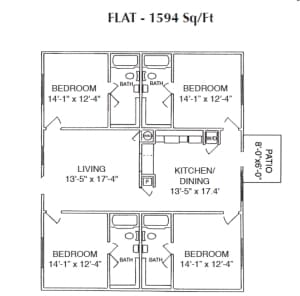 4BR/4BA - Whistlebury (Student Housing)