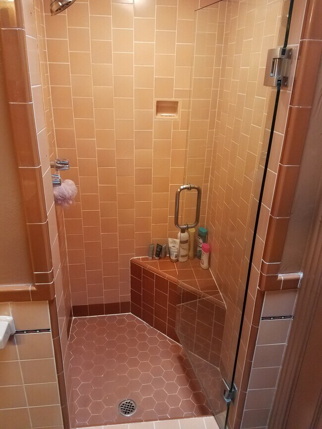 Shower in bathroom - 295 Oxford St
