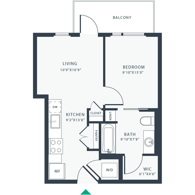 Floorplan - Link Apartments® Four12