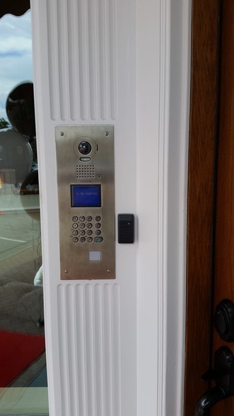 Secure Video Intercom Entrance - 114 E University St