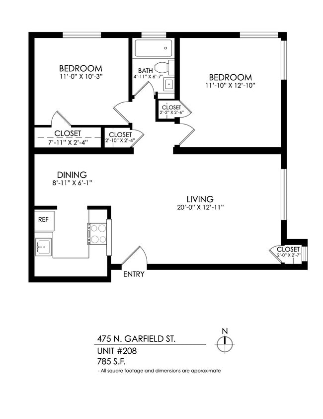 Floorplan - 475-501 Garfield
