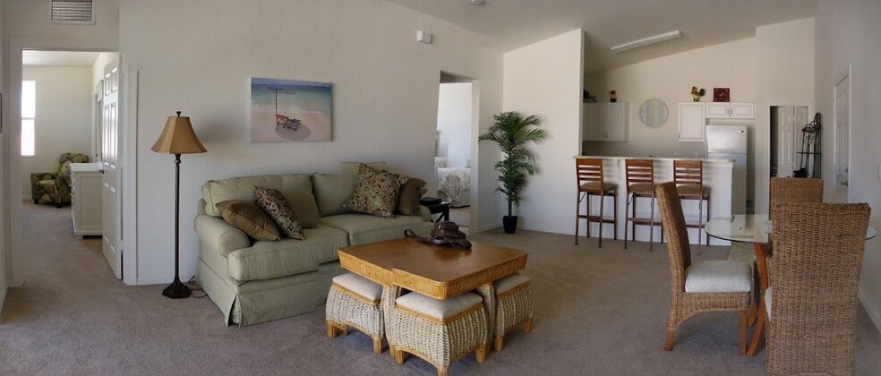 Living room staged photo not furnished. - 1080 Hancock Creek South Blvd