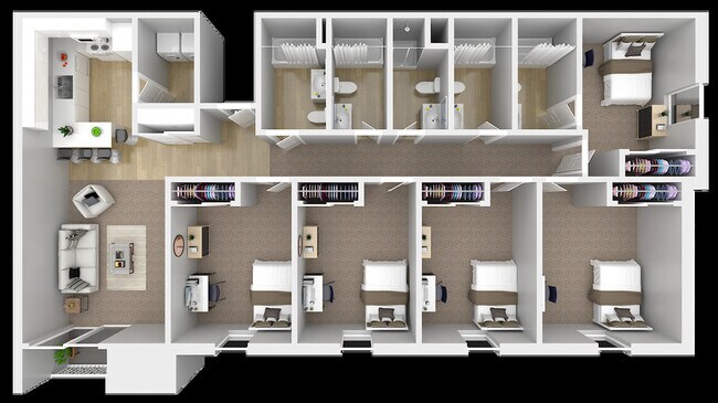Floorplan - University Suites - Student Housing