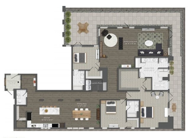 Floorplan - Walnut Street Apartments
