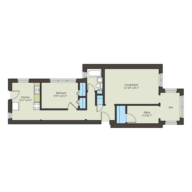 Floorplan - 5452 S. Ellis Avenue