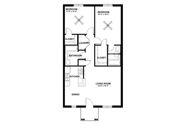 2BR/2BA - Cypresswood Crossing