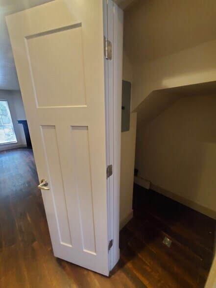 Hall Closet Storage with Trap Door to Crawl Space - 1432 W Telegraph Hill Dr