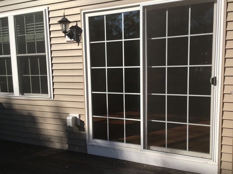 Deck door from outside - 1088 W Boylston St
