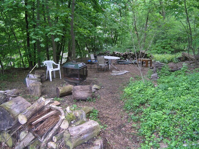 Riverfront area of property - 416 N Huron St