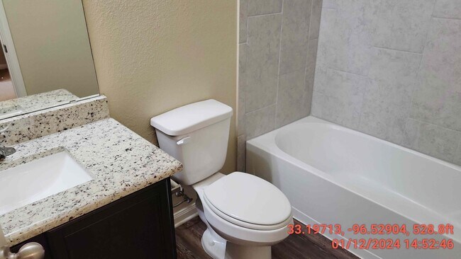 Hall bath: granite counters - 1513 Chinook St