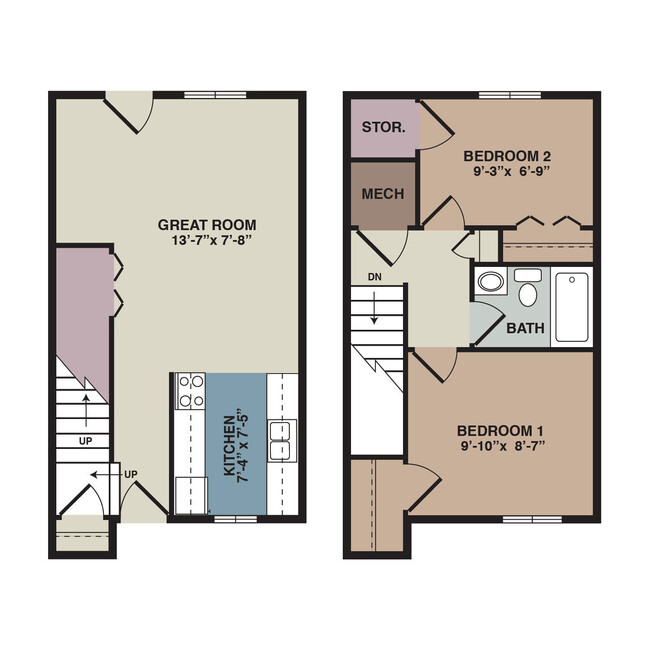 Floorplan - Homestead Townhouses