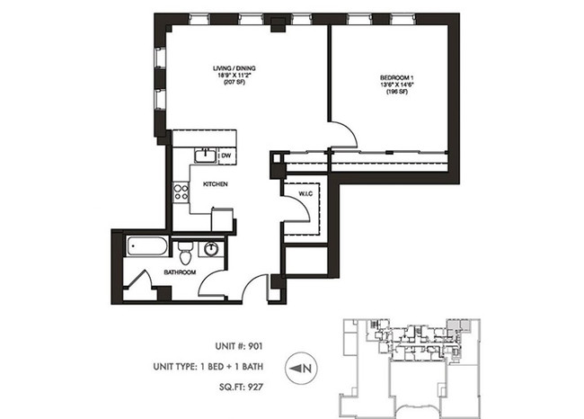 Floorplan - Somerset Place Apartments