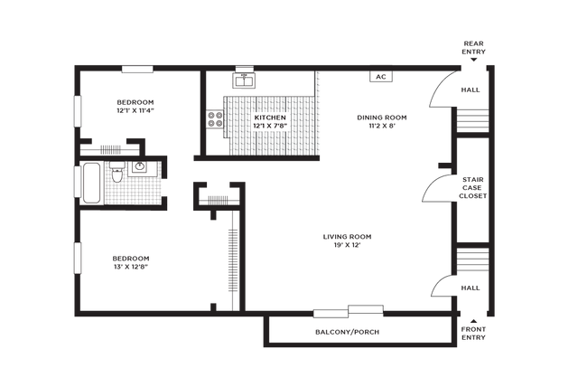 Floorplan - Douglass Gardens