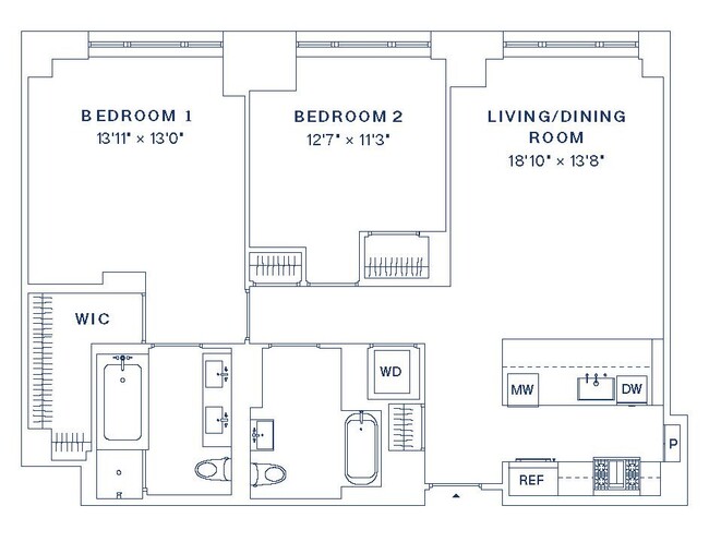 Floorplan - 222 W 80 Street