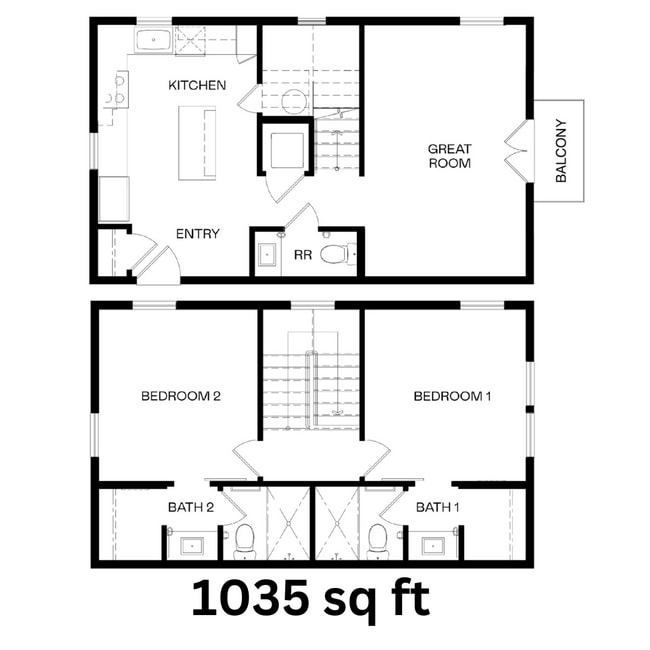 Palo Verde - Private Balcony 1035 sq ft - Culdesac Tempe
