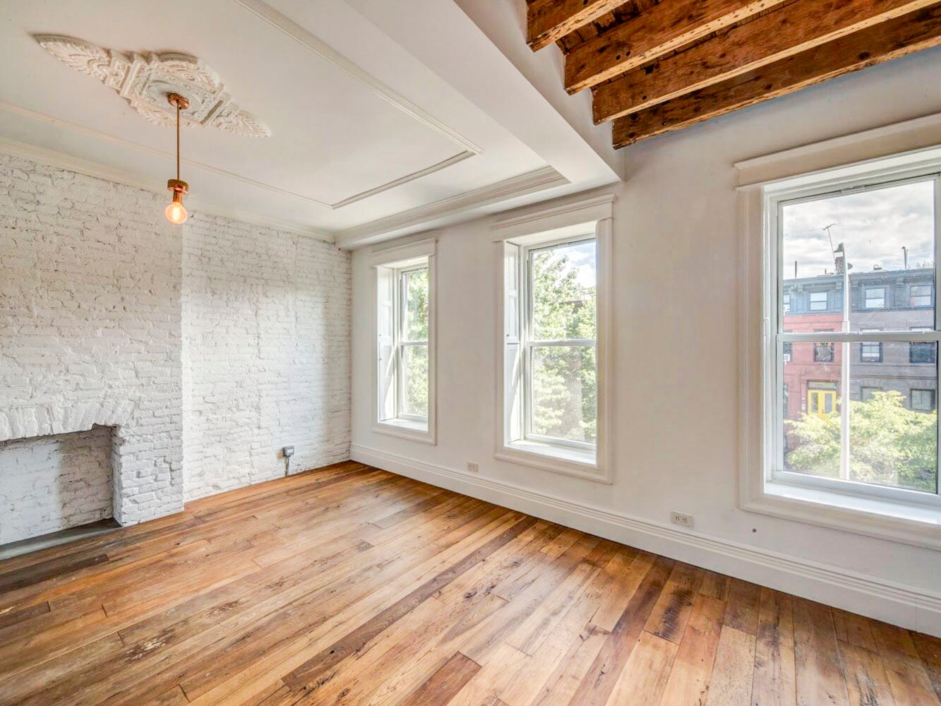 Open Plan Parlor/Living/Dining - 607 Hancock St