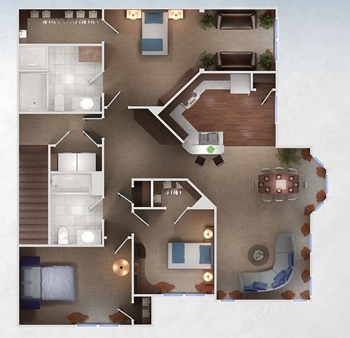 The Bristol Cliff - The Falls at Settlers Walk