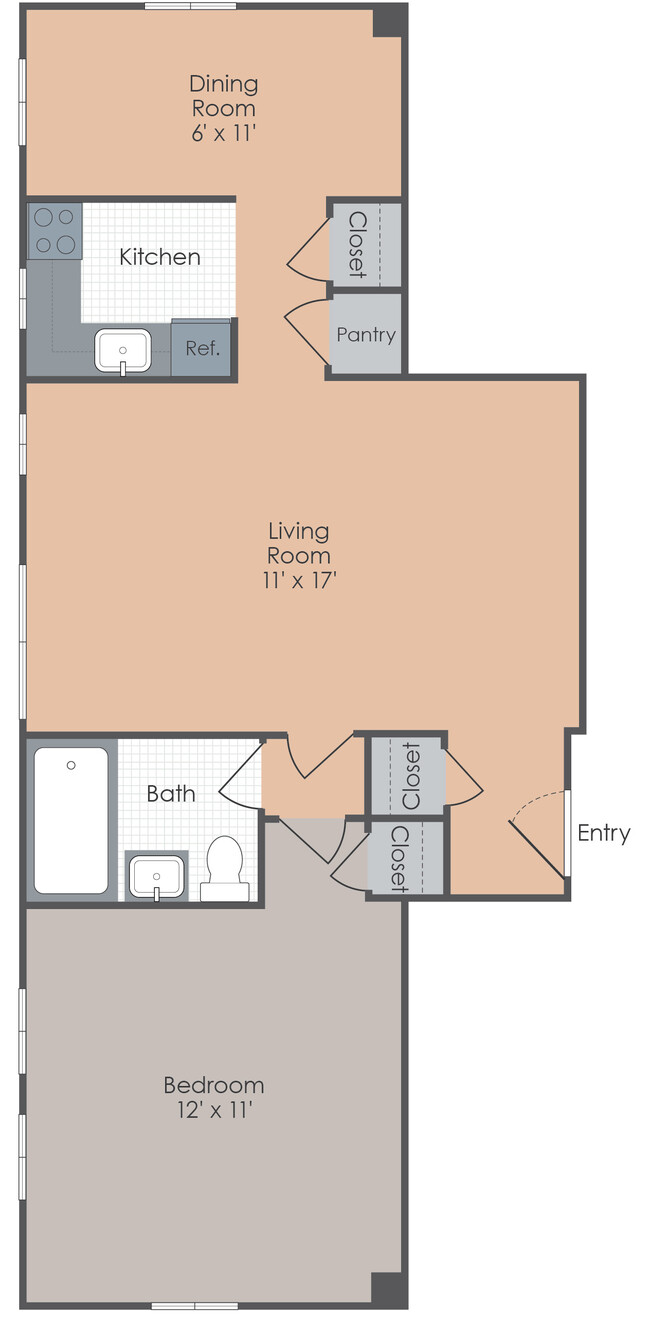 Floorplan - The Residences at Shaker Square