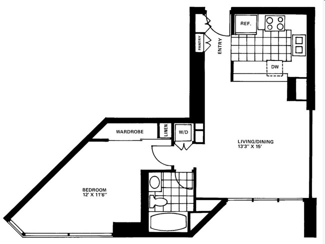 1BD/1BR - Iolani Court Plaza