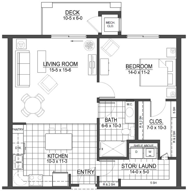 Floorplan - Village Cooperative of Shawnee