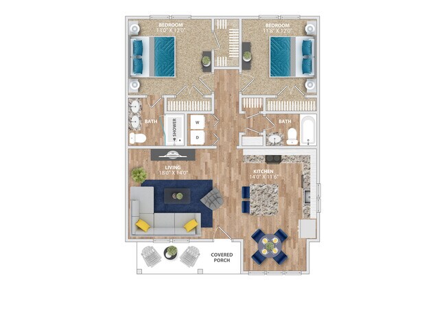 Floorplan - Swells Cottages