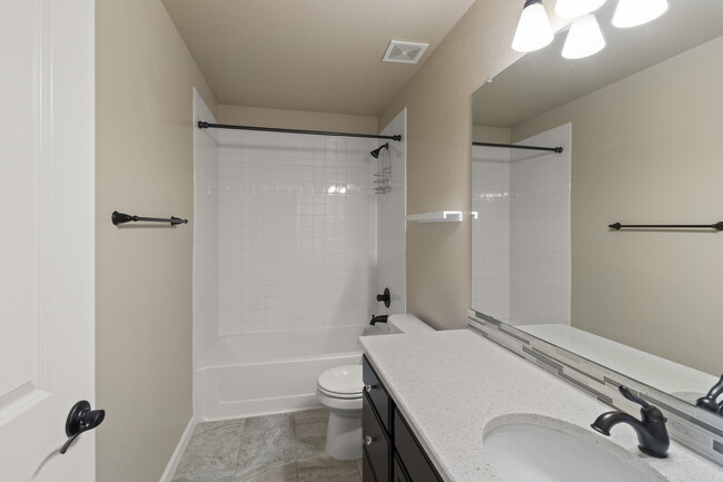 Full Bathroom with Quartz Counters - 6942 Crestop Plz