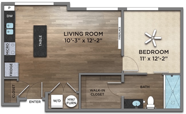 Floorplan - Century Baxter Ave