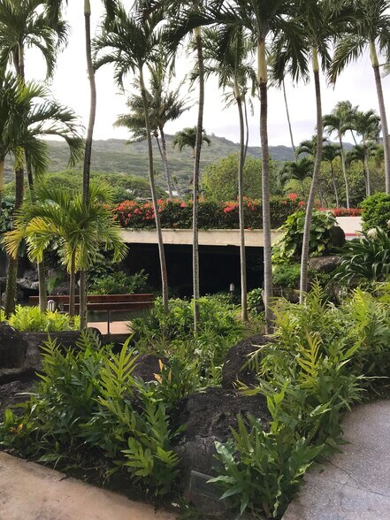 walking bridge on property - 501 Hahaione St