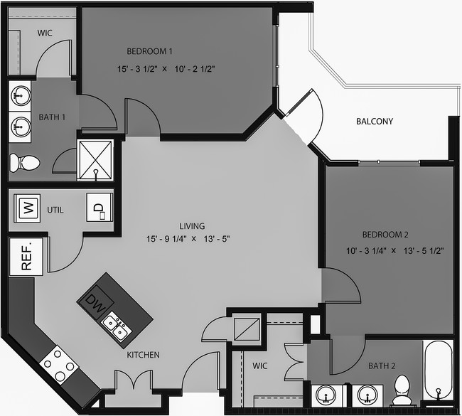 Floorplan - Regents West at 24th and 26th