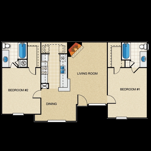 Oak 3 - Park Timbers Apartments