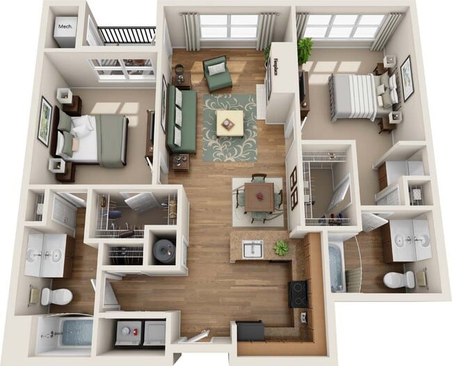 Floorplan - Summerfield At Morgan Metro Apartments